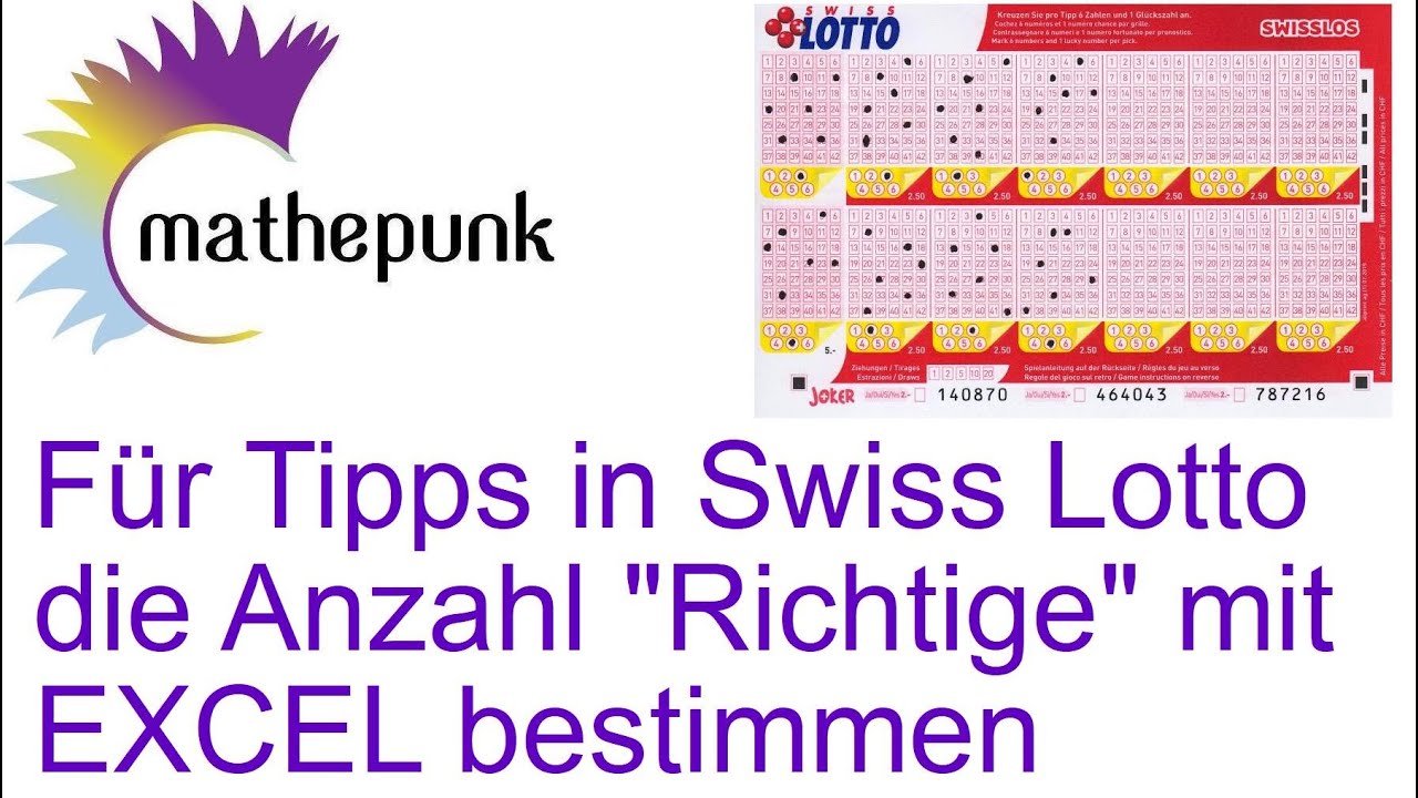 F&uuml;r Tipps in Swiss Lotto die Anzahl  