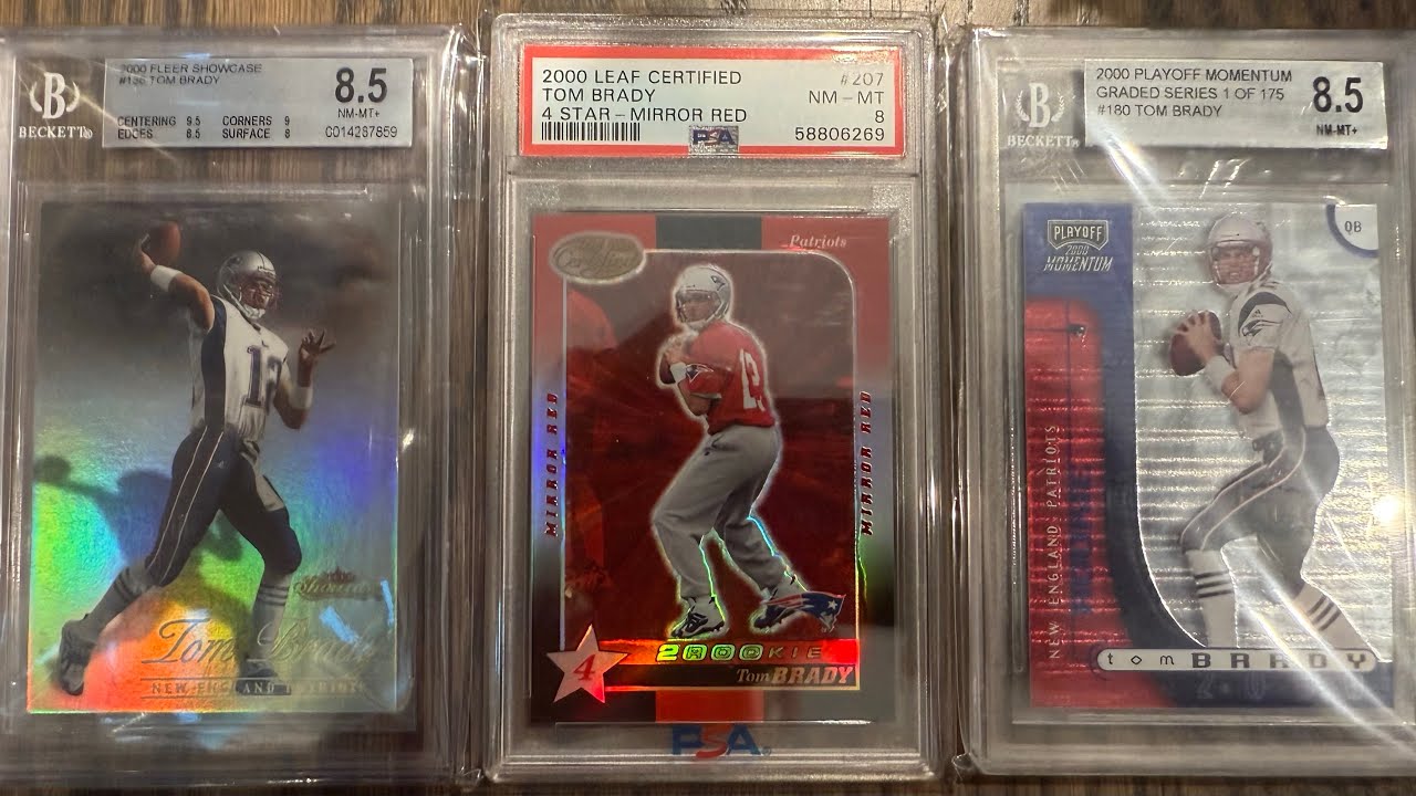 Tom Brady Card Collection - Part 1 - Rookies - January 2025