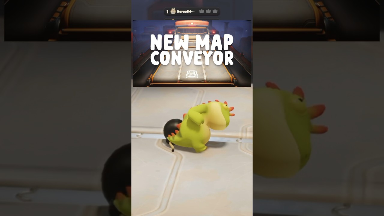NEW MAP for Party Animals! #shorts #partyanimals