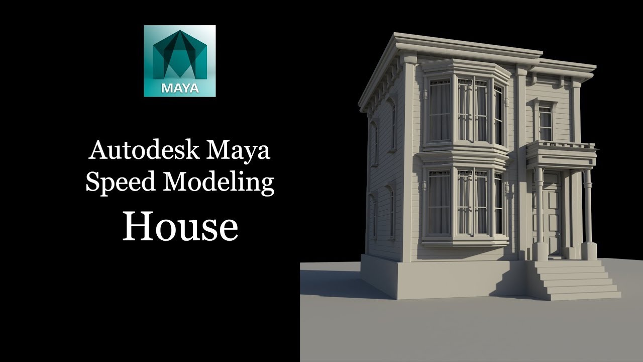 Autodesk Maya Speed Modeling House