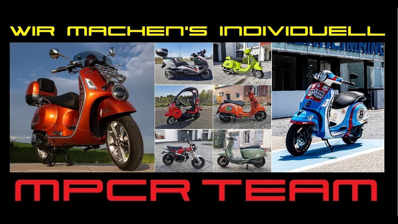 ECHTE Individualisierung für Vespa GTS 310, 300, 125, GTV, Primavera und andere Scooter.