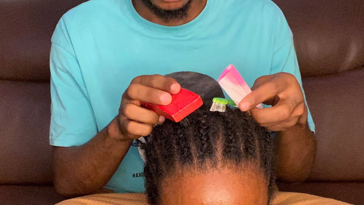 Intense scalp scratching | ASMR
