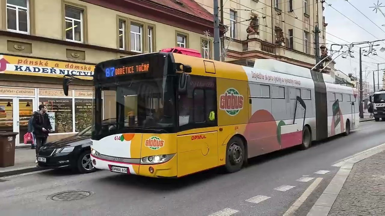 Trolejbusy a autobusy v Ústí nad Labem 8 a 12 ledna 2026 SPECIÁLNÍ VIDEO 