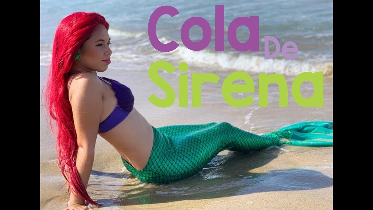 Cola de Sirena. Cómo hacerla? Ariel la Sirenita.