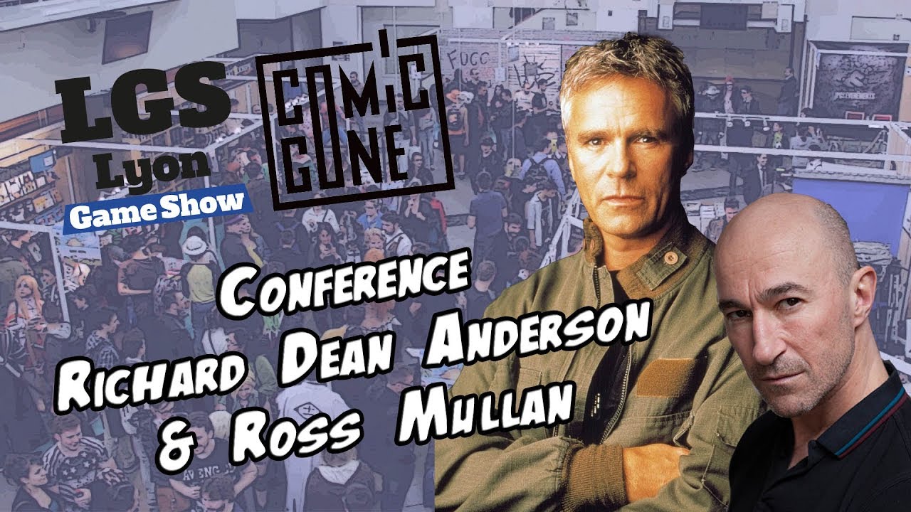 Richard Dean Anderson et Ross Mullan en conférence au Lyon Game Show !
