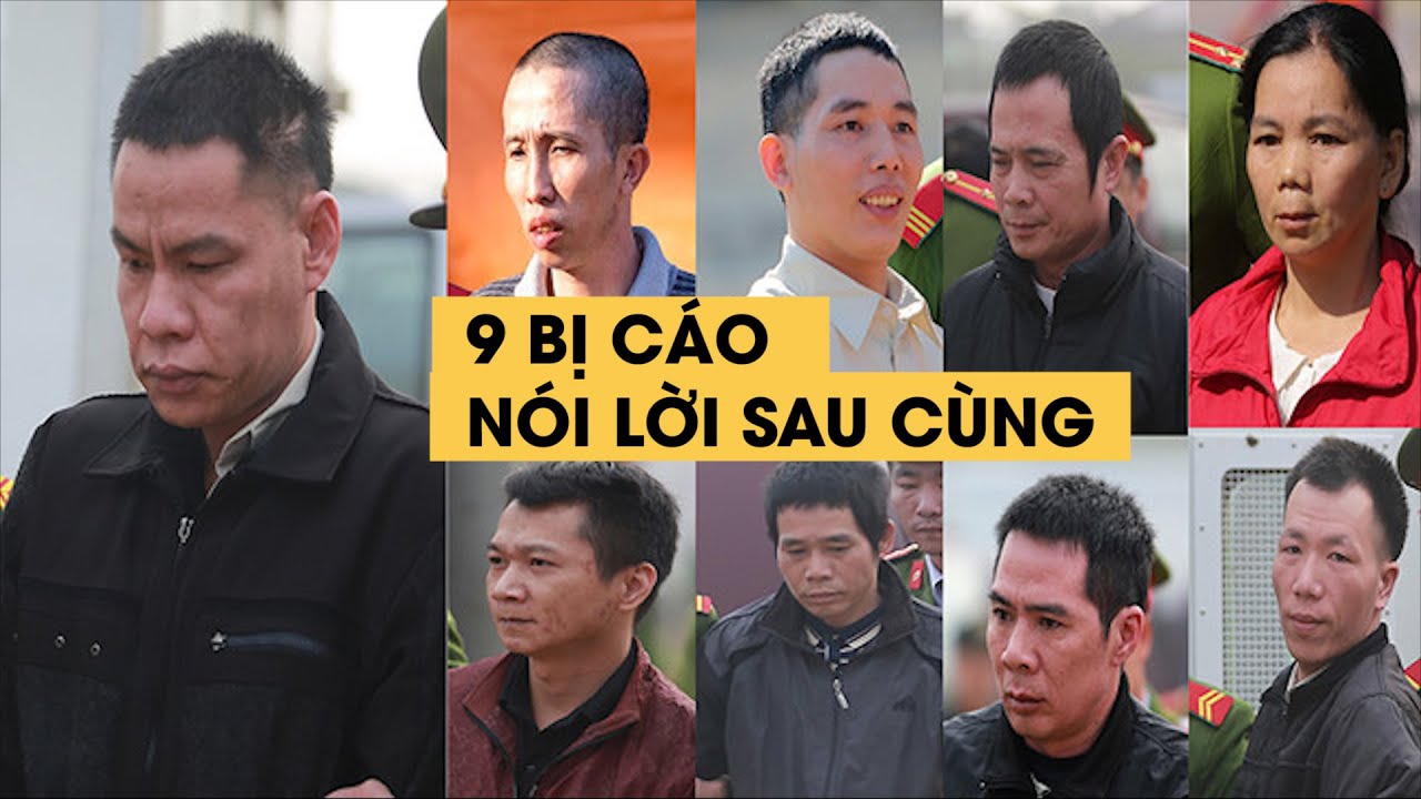 9 bị cáo vụ hiếp dâm, sát hại nữ sinh giao gà nói lời sau cùng trước khi tuyên án