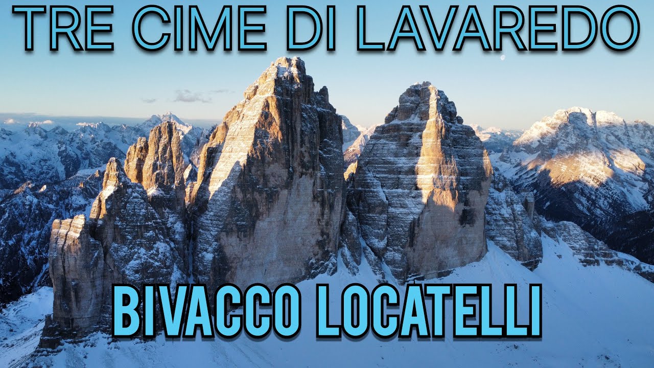 DUE GIORNI SULLE TRE CIME DI LAVAREDO!!🏔 BIVACCO SUL LOCALE INVERNALE ❄️