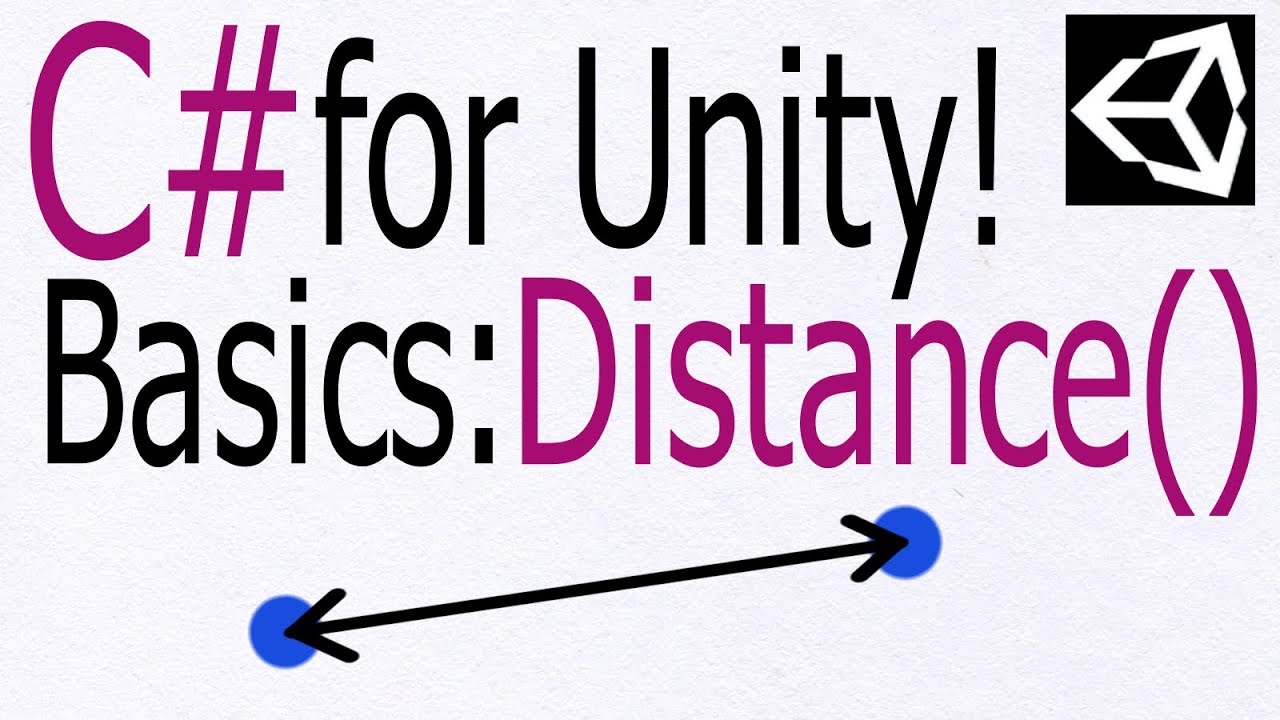 Unity C# Tutorial - Basics: 