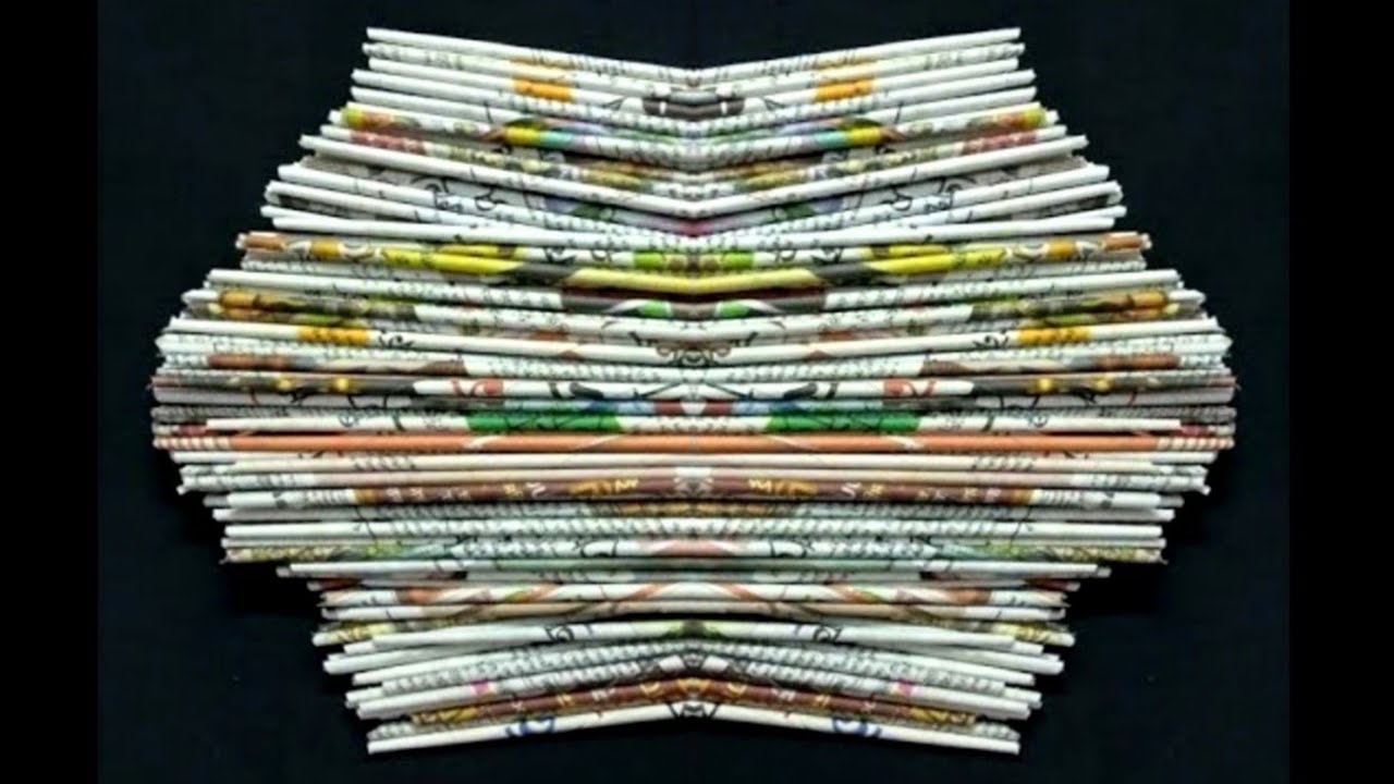 4 Newspaper craft/Best out of waste craft ideas