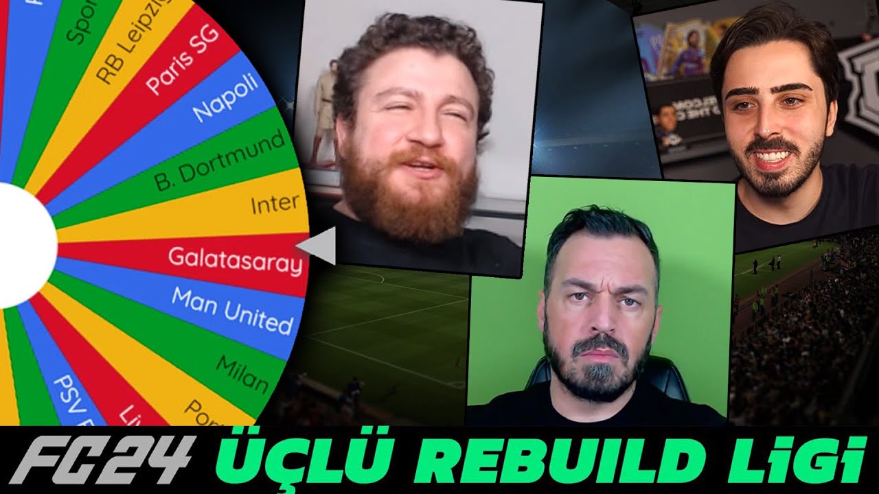 30 TAKIMLI ÇARK // FC 24 ÜÇLÜ REBUILD LİGİ // @UKarakullukcu @ardenpapazyan
