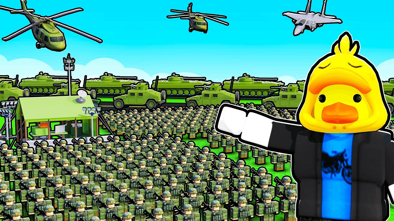 I Spent $908,380,518 Building The World's BIGGEST Army in Roblox!