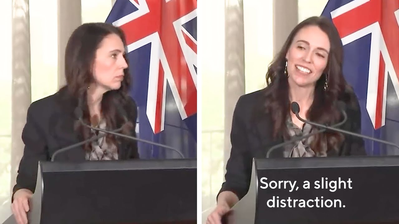 New Zealand's Prime Minister Was Interrupted By An Earthquake At A Press Conference But Kept Cool