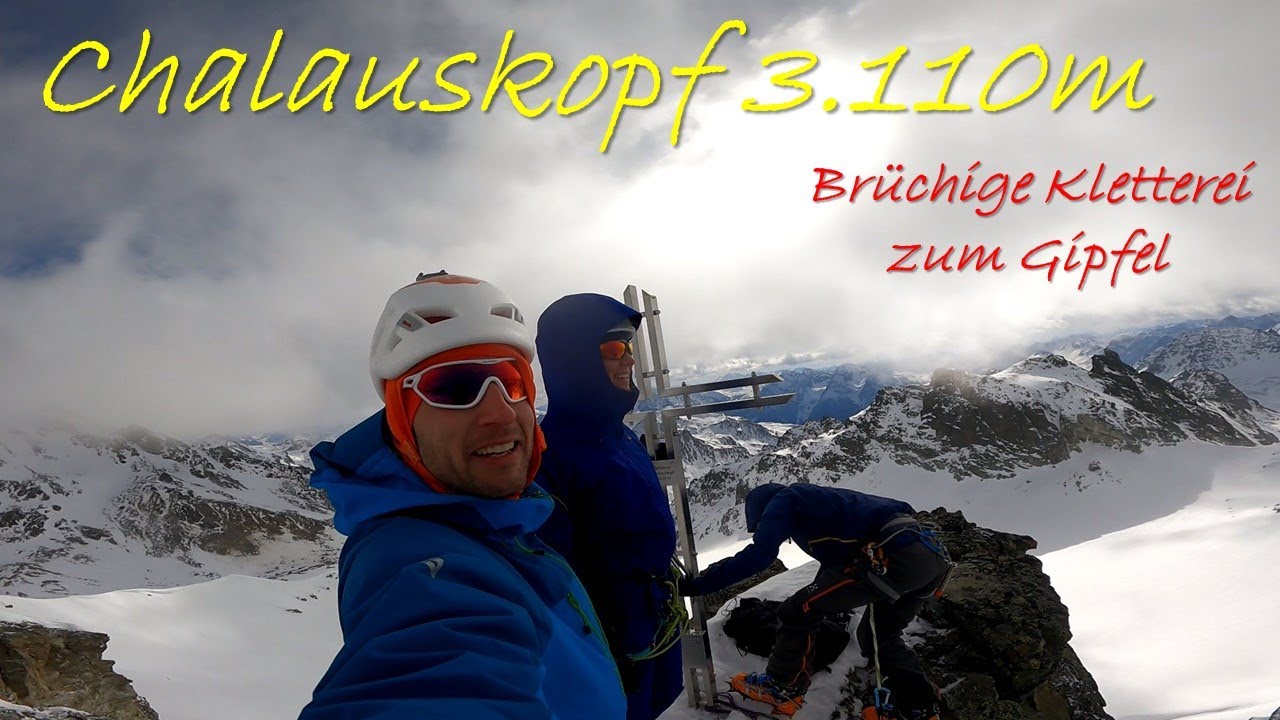 Skitour Chalausspitz | Chalauskopf 3.110m - was für ein anspruchsvoller Gipfelanstieg, Gletschertour