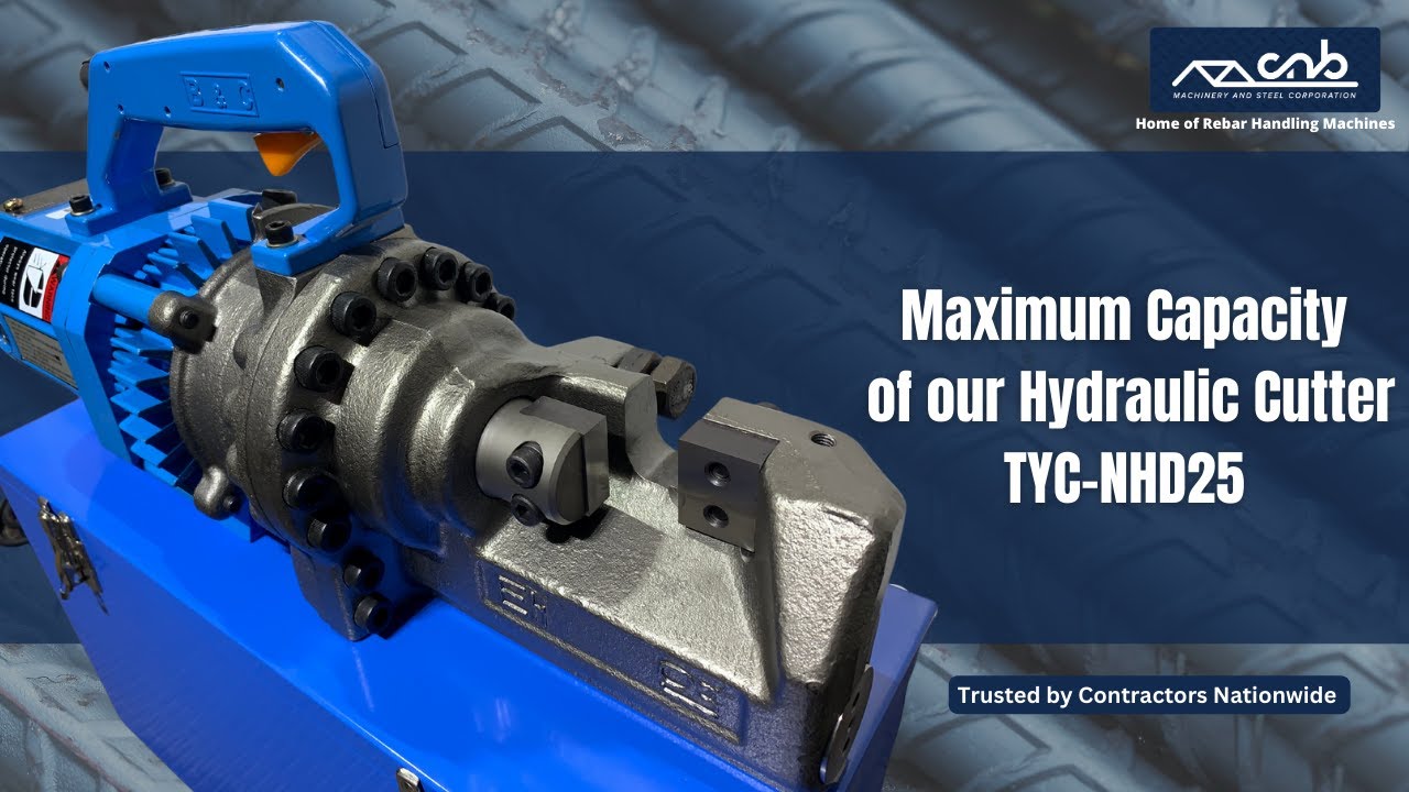 25mm hydraulic cutter | TYC NHD25 | Bar Cutter | CNB Machinery