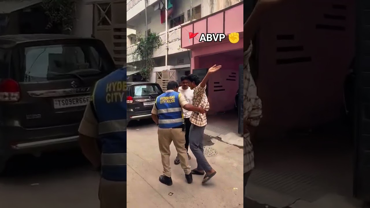 🚩ABVP Vidhyanagar Jilla Fights for Student's Hall Ticket#abvpvoice#fight #viral#leader#instagood✊