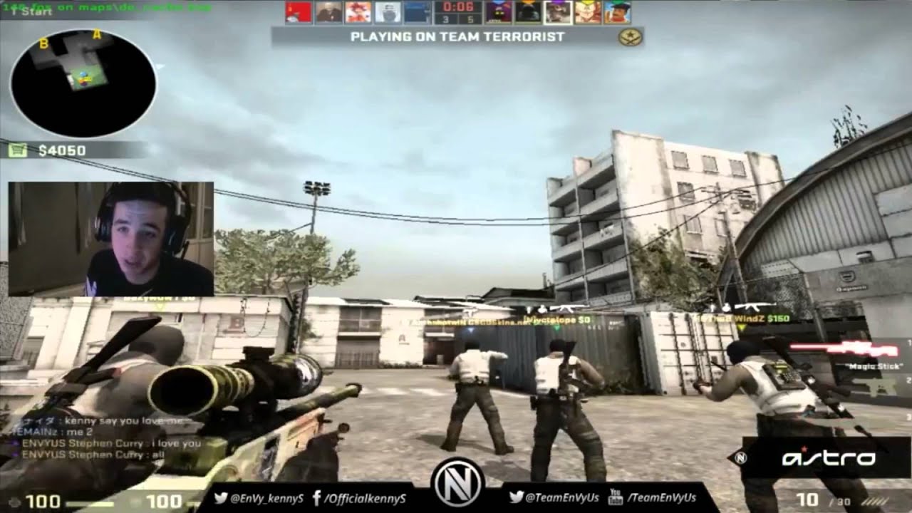 kennyS - stream Cache - smurfing main account