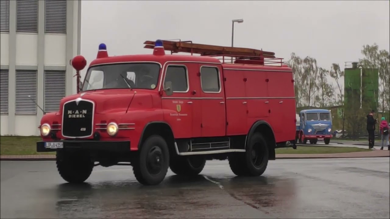 Oldtimertreffen historischer LKW mit Ausfahrt bei Spedition Dingwerth 2023 | Bulli Garage Vlotho