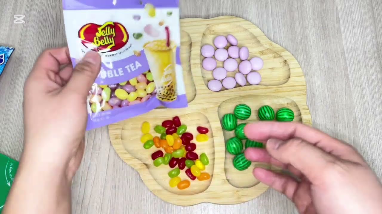 ASMR Most Popular Candys / some lots of colorful rainbow lollipop candy / unpackingchocolate eat