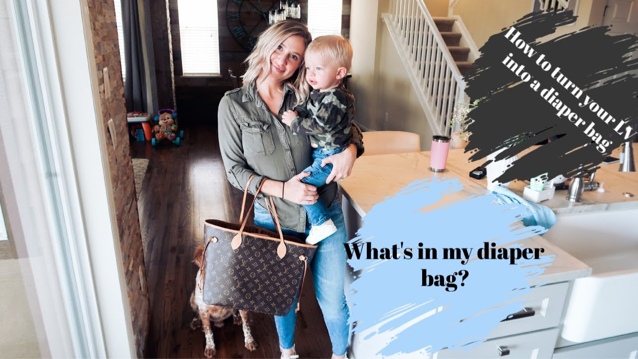 WHAT'S IN MY DIAPER BAG? | HOW TO USE YOUR LV | MULTIPLYING MORROWS
