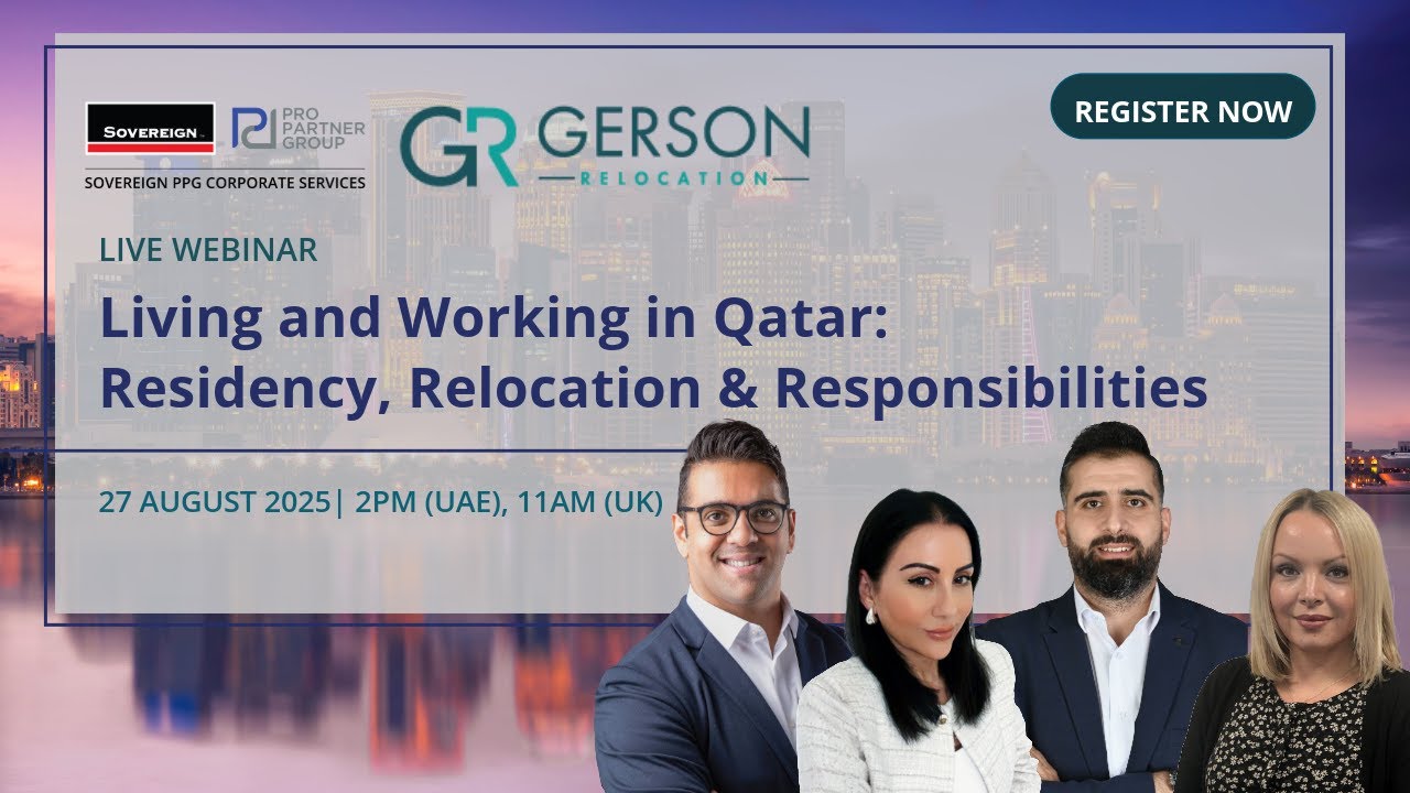 Webinar on Living and Working in Qatar Residency, Relocation & Responsibilities