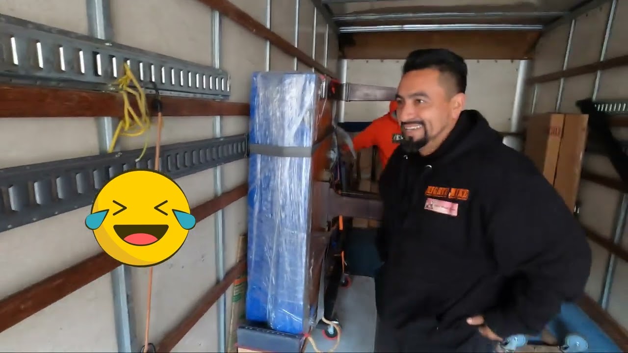 Moving a babygrand piano in Carrollton by Rescue Moving Services