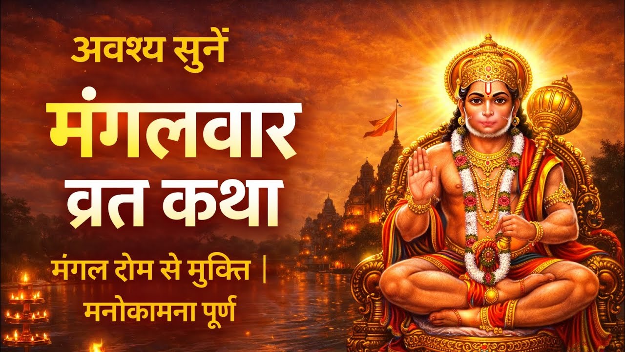 Mangalwar Vrat Katha | मंगलवार व्रत कथा | Mangalwar Vrat ki Kahani |Hanumanji ki katha budhwa mangal