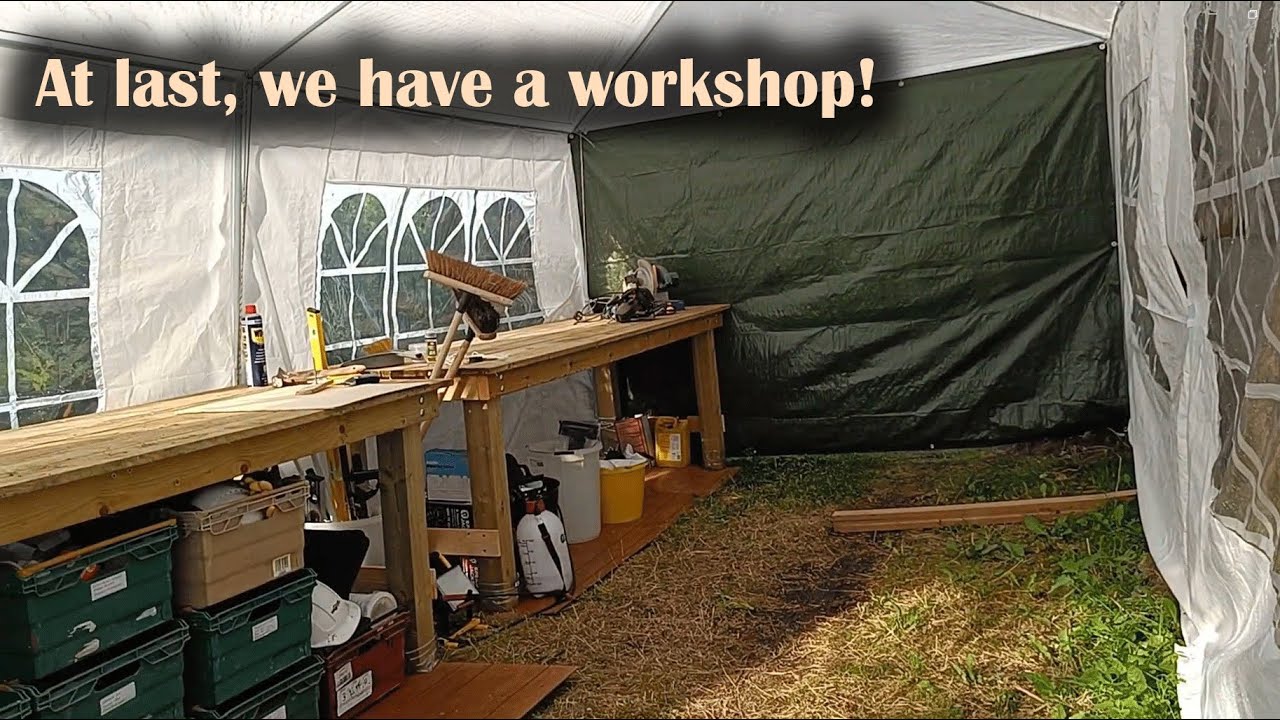 FINALLY moving into the workshop: Making life easier at the farmhouse in Ireland