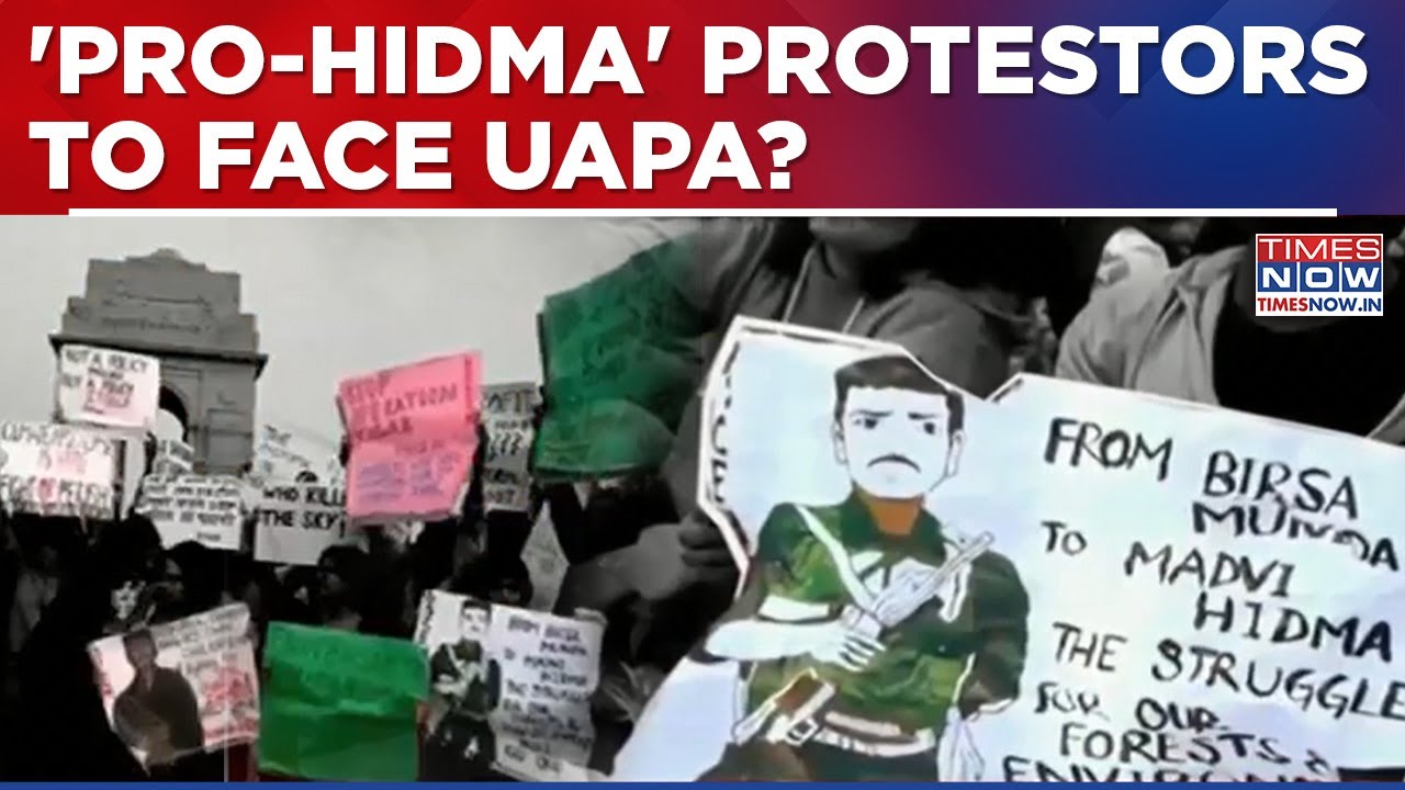 Delhi Pollution Protest Hijacked By Politics? 'Pro-Hidma' Protestors To Face UAPA? | English News