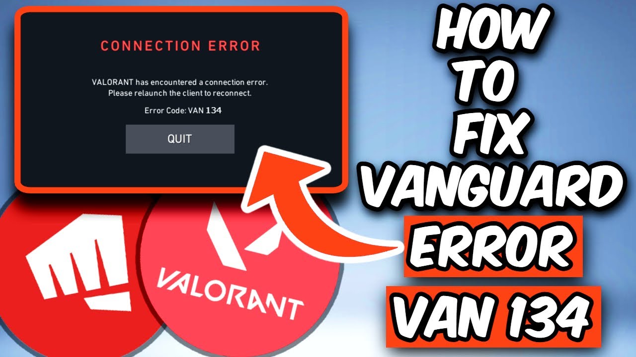 КАК ИСПРАВИТЬ ОШИБКУ VAN 134 В VALORANT | ИСПРАВЛЕНИЕ ОШИБКИ ПОДКЛЮЧЕНИЯ В VALORANT (2026)