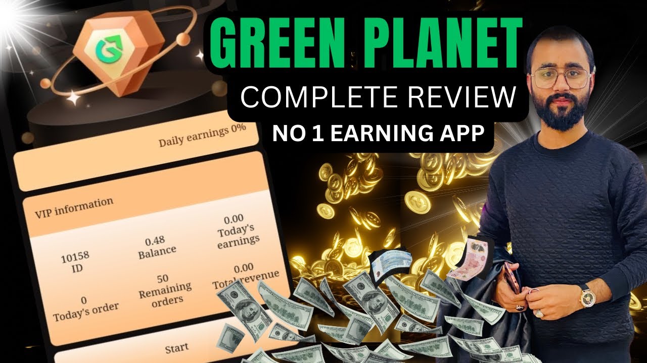 Green Planet New Earning Platform 2024 | Complete Review & Guide | Technical Ahmed