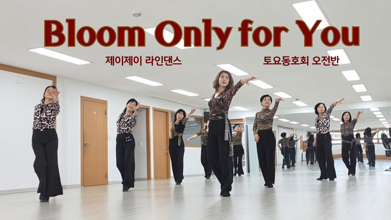 Bloom Only for You - Linedance (Intermediate Level) 토요동호회 오전반 / 제이제이라인댄스 / 라인댄스배우는곳 