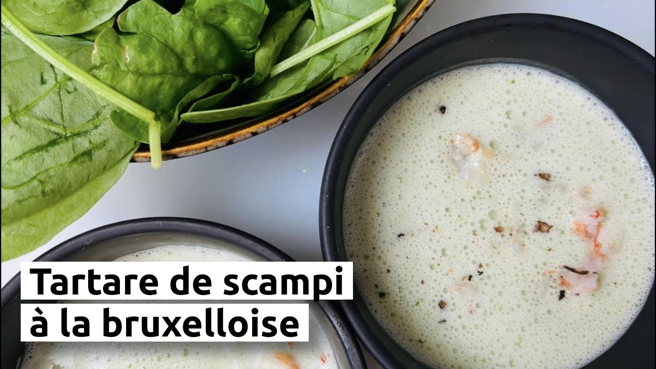 Tartare de scampi à la bruxelloise