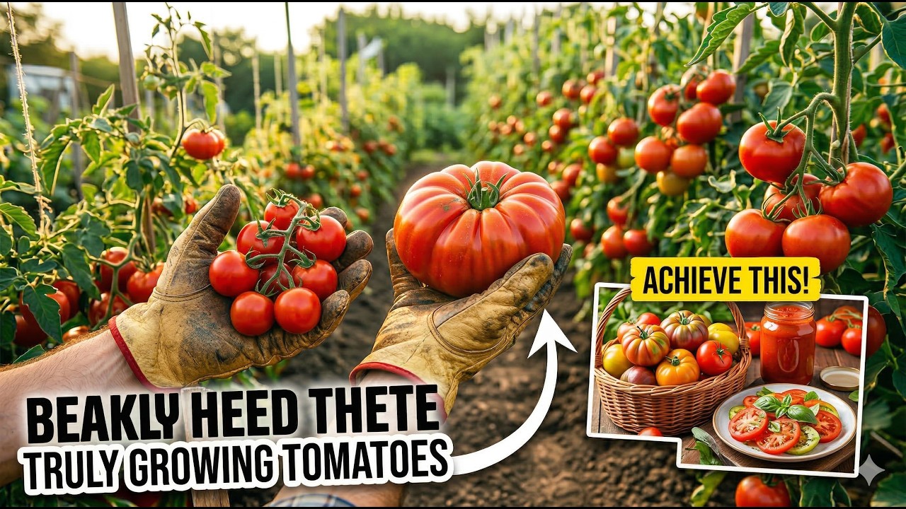 🍅 From Tiny Seed to Tomato Harvest🌱 30 Days Growing Tomatoes (Begginer Guide)