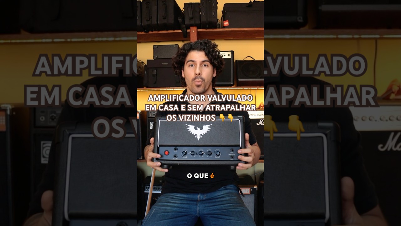 Amplificador de guitarra valvulado para tocar em casa! Crow PL8W