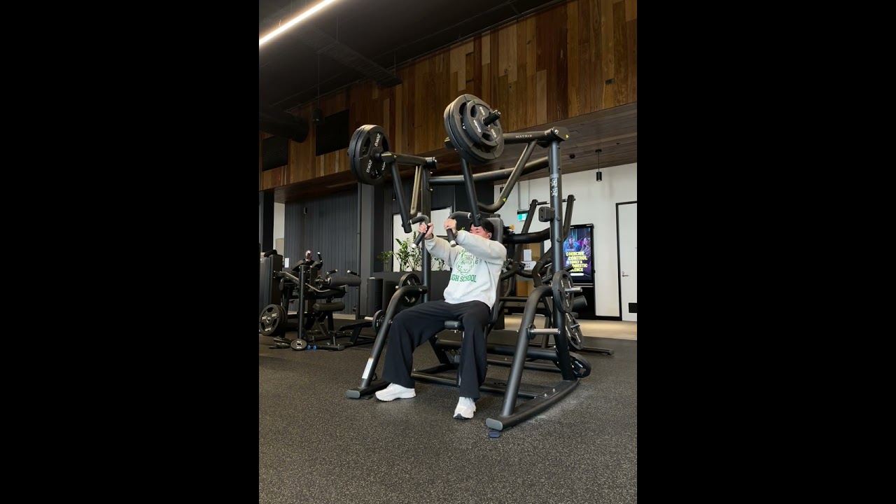 Matrix Plate Loaded Chest press