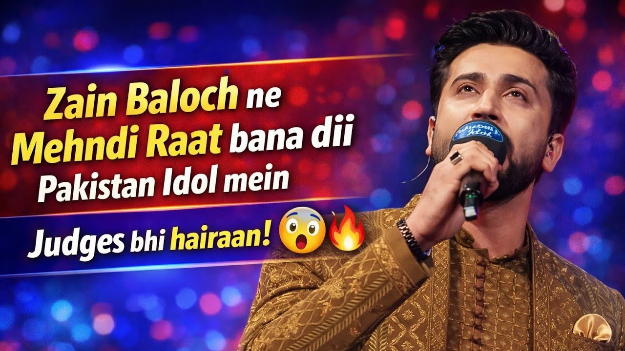 Jawad Ahmad Ka Mehndi Song | Zain Bloch Ki Awaaz Mein | Yaadein Taza Ho Gayi | Pakistan Idol