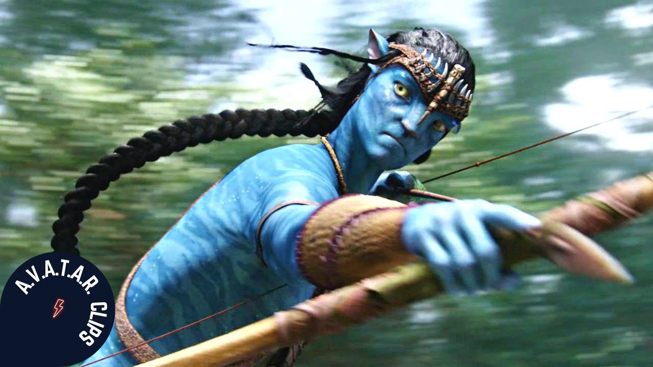 🍿 Avatar - Jake Sully, Neytiri, and Tsu'tey hunting - A.V.A.T.A.R Clips. HD