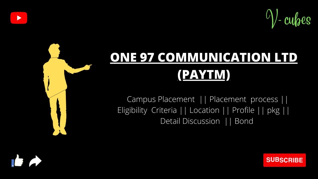 One 97 Communication ltd (Paytm) || Placement Process || Discussion || Vcubes Vision