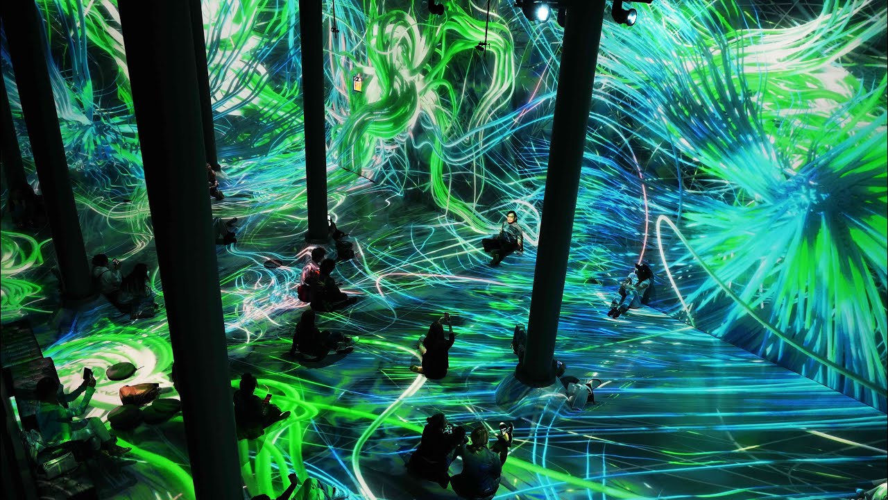 Жизнь нейрона | Artechouse NYC | Впечатляющая и захватывающая художественная инсталляция!