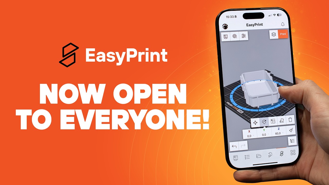 Prusa EasyPrint: Slice on Your Phone, Tablet, or Laptop! Now Open to Everyone!
