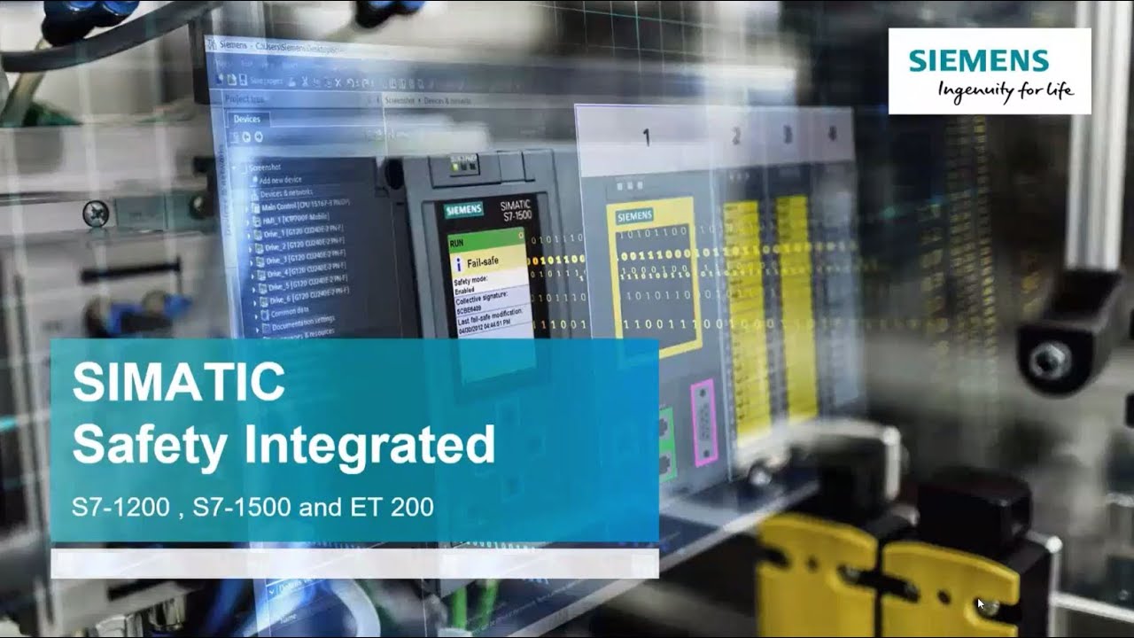 Simatic Safety Integrated in S7-1200, S7-1500 and ET 200