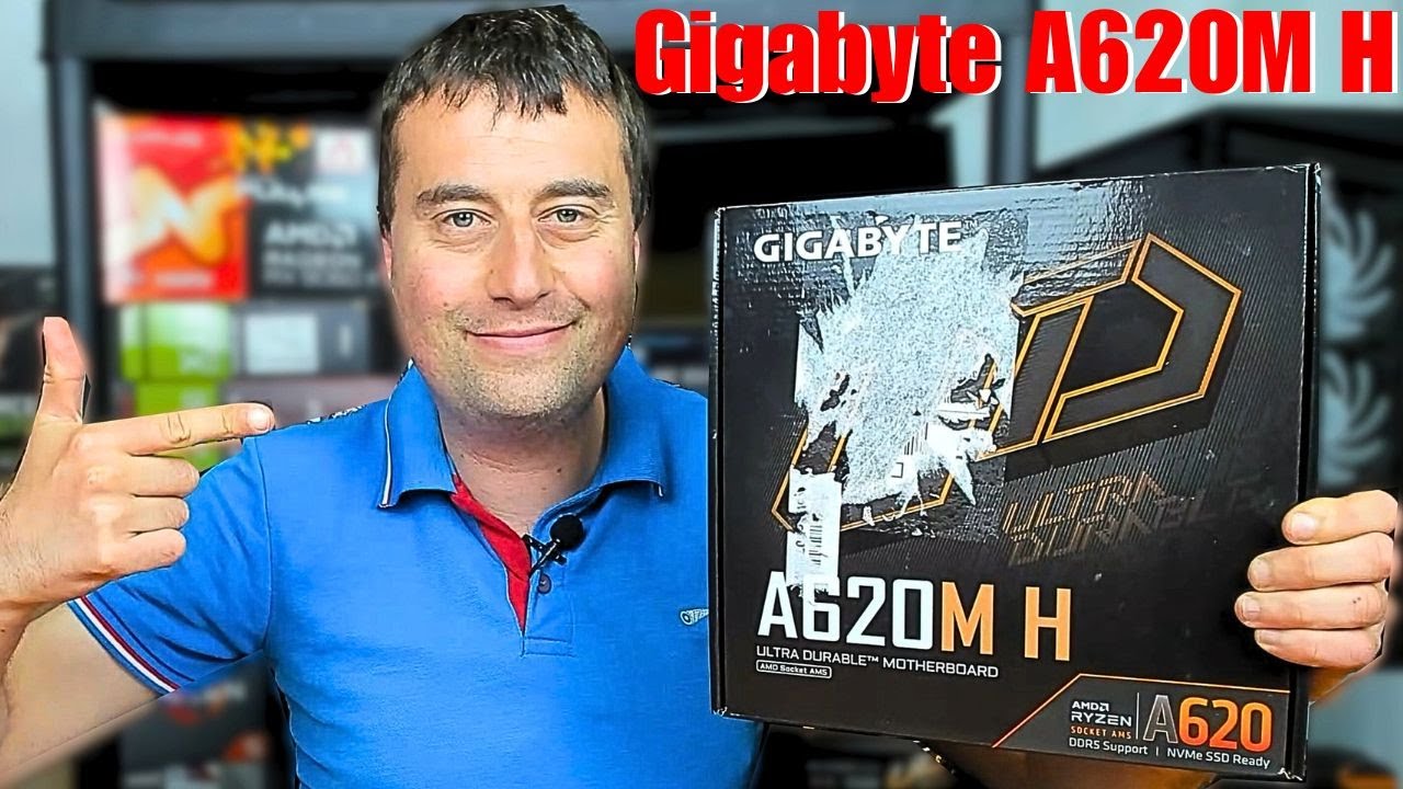 Gigabyte A620M H AM5 Motherboard Unboxing & Overview
