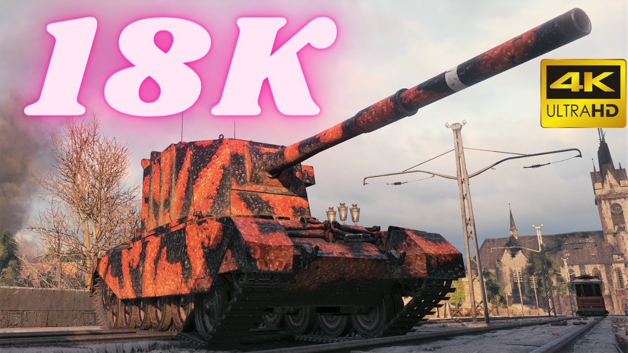FV4005 Stage II 💥 18K Damage   World of Tanks Replays ( Бабаха  Double Replay )