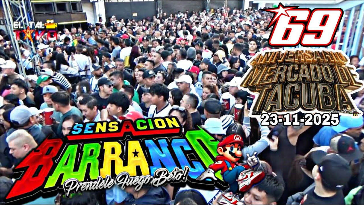 69 aniversario del Mercado Tacuba CDMX/ Sonido Sensación BARRANCO/23-11-20257
