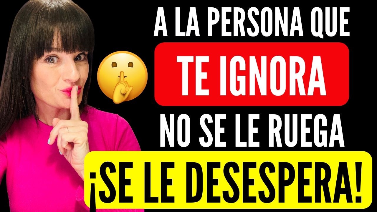 🤫SI TE ESTÁ IGNORANDO, No le Ruegues más!!! Mejor HAZ ESTO Y LE DARÁS EN SU EGO 💪🏻