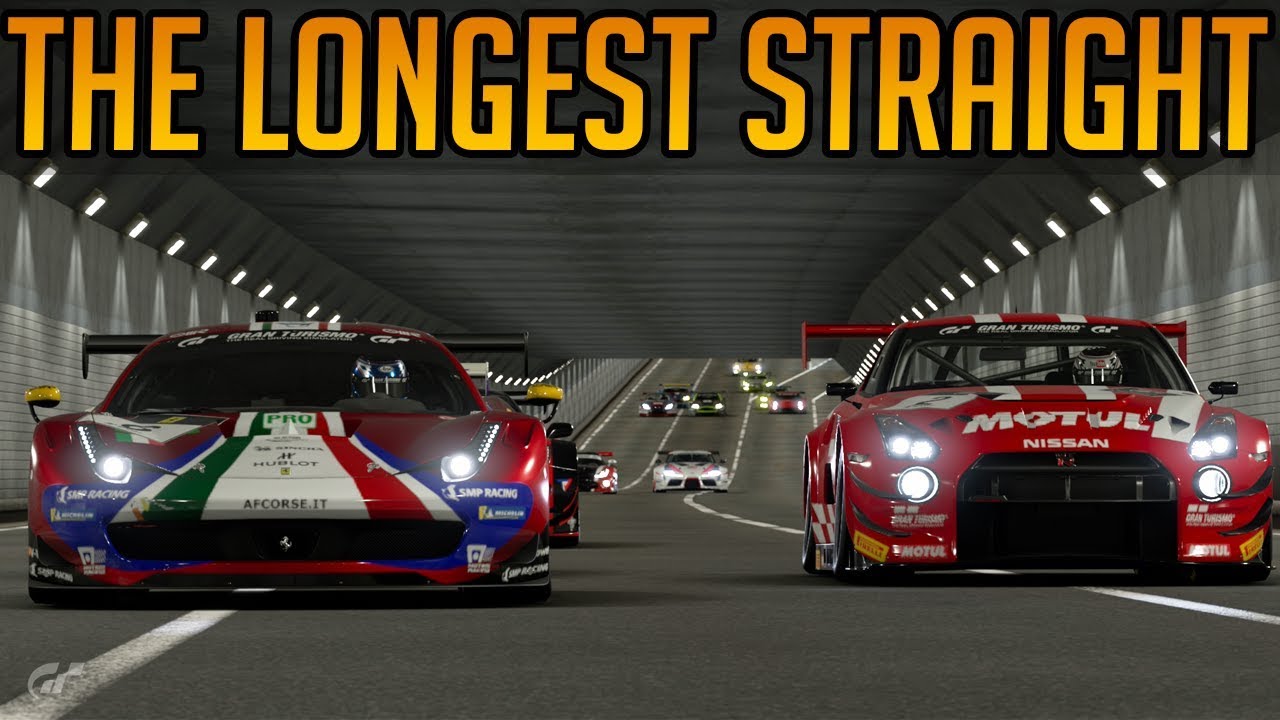 Gran Turismo Sport: Racing at the Longest Straight