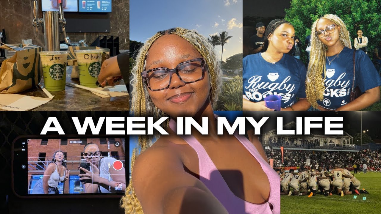 VLOG: Starbucks Date, Maintenance, Beach Days , Varsity Rugby, Nails & More!!