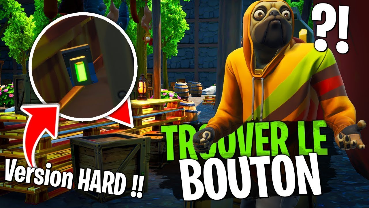 Trouver le bouton... Version ULTRA DIFFICILE avec la Team Croûton sur Fortnite Créatif !
