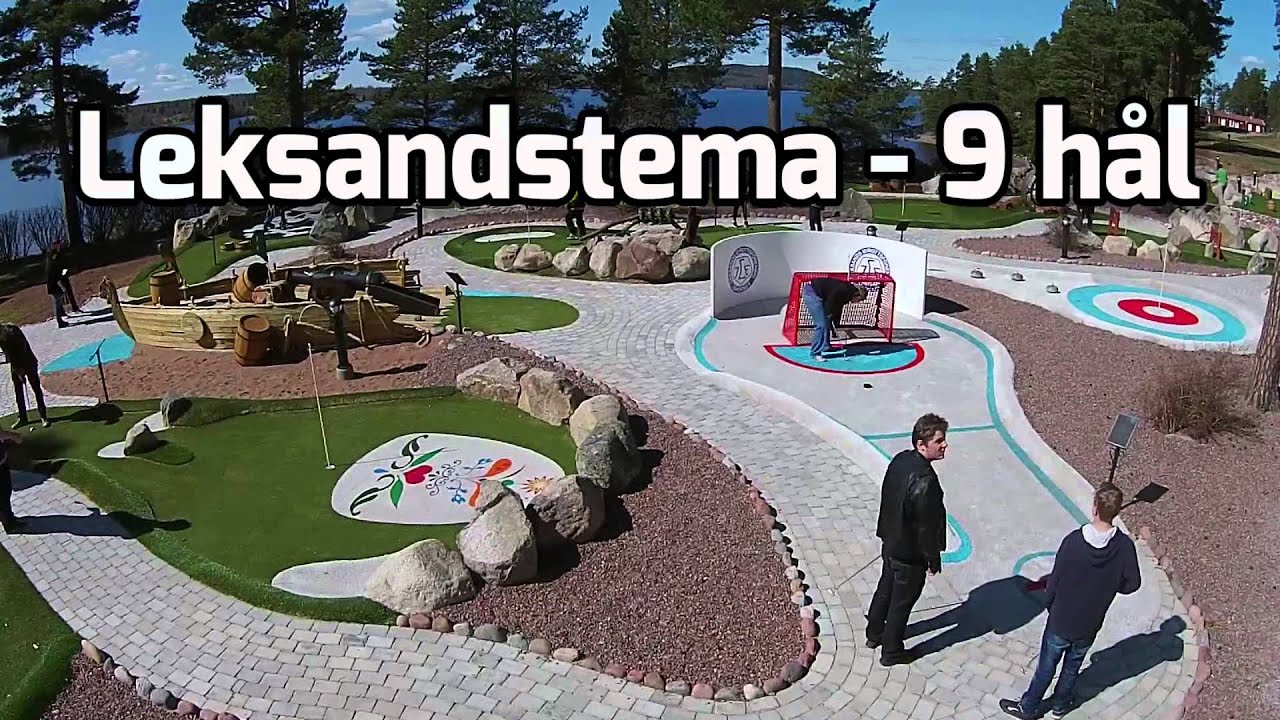 Nyhet - Äventyrsgolf på Leksand Strand