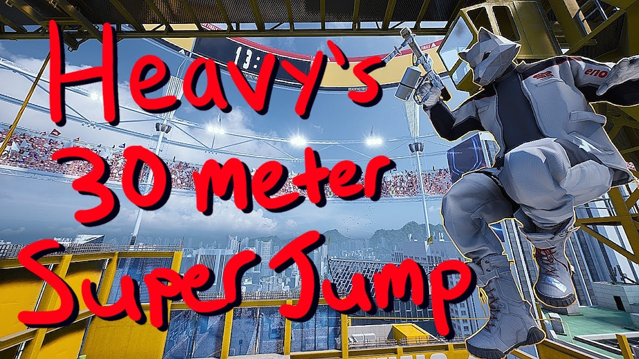 Heavy has a Super Jump in THE FINALS